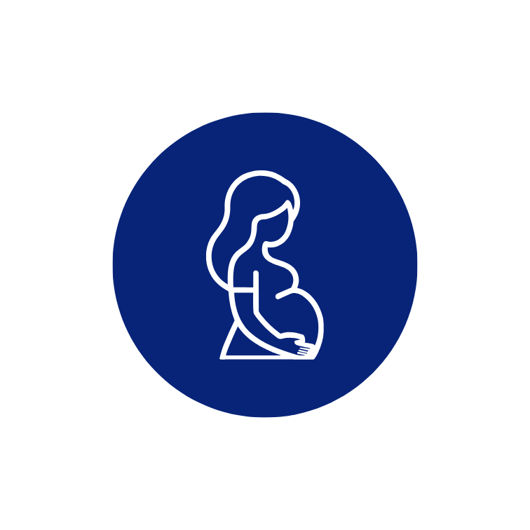 Safe for pregnancy icon